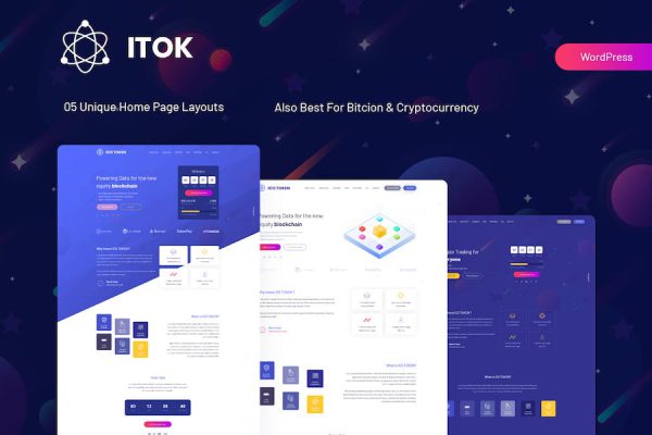 ITok - ICO and Cryptocurrency WordPress Teması