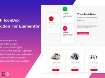 Icon Box Widget for Elementor WordPress Eklentisi