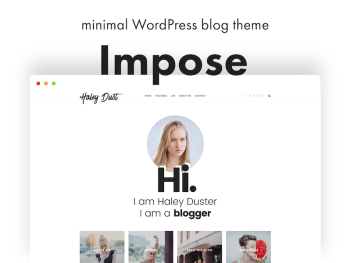 Impose Blog - A  Blog Theme For Bloggers WordPress Teması