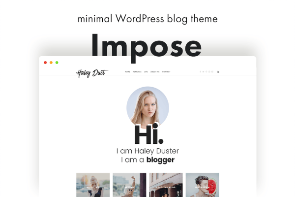 Impose Blog - A  Blog Theme For Bloggers WordPress Teması