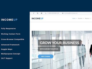 IncomeUp – Multi-purpose Business HTML Template Yazı Tipi