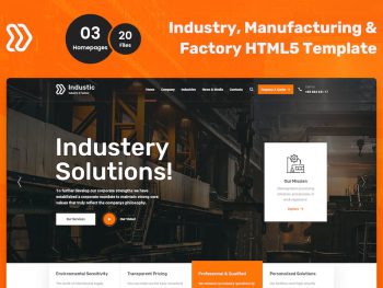 Industic Factory and Manufacturing HTML5 Template Yazı Tipi