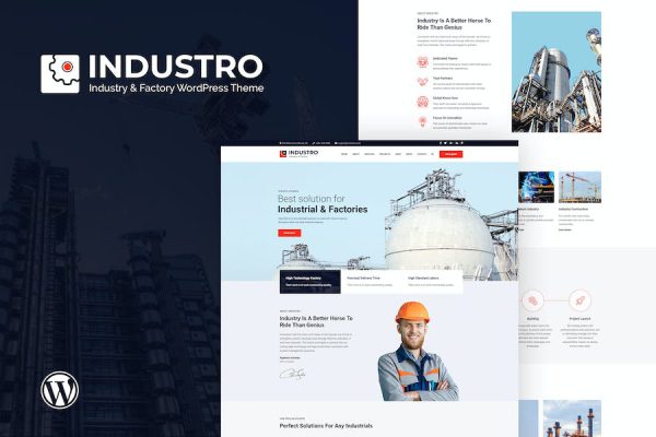 Industro - Industry & Factory WordPress Teması