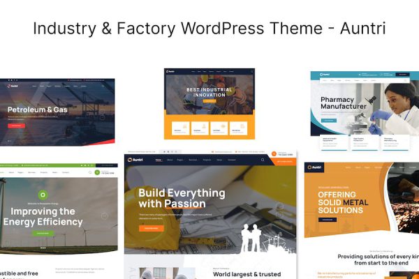 Industry & Factory - Auntri WordPress Teması