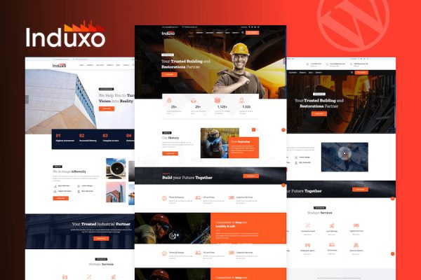 Induxo - Industry WordPress Teması