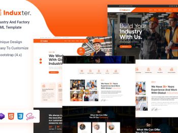 Induxter - Industry And Factory HTML Template Yazı Tipi