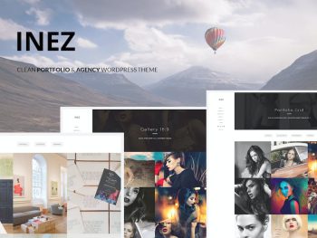 Inez - Clean Portfolio & Agency Theme WordPress Teması