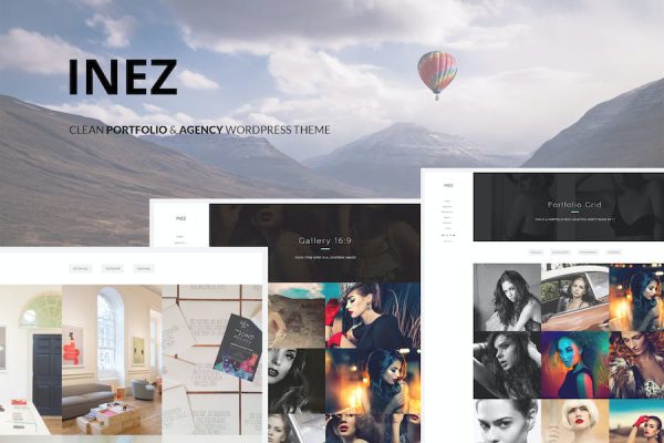 Inez - Clean Portfolio & Agency Theme WordPress Teması