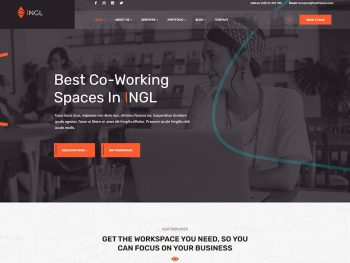 Ingl - Coworking Spaces WordPress Teması