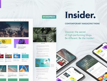 Insider - Contemporary Magazine and Blogging Theme WordPress Teması