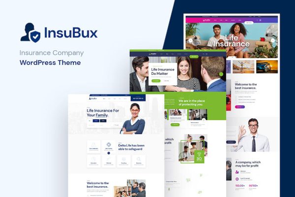 Insubux - Insurance Company WordPress Teması