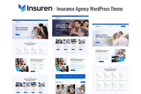 Insuren - Insurance Agency WordPress Teması