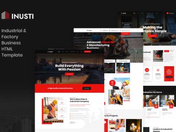 Inusti - Industrial & Factory Business HTML Yazı Tipi