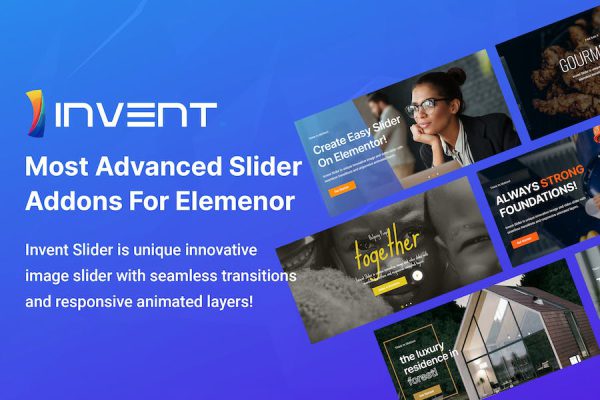 Invent Slider for Elementor WordPress Eklentisi