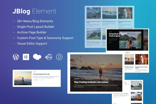 JBlog Elements - Elementor & WPBakery Add-ons WordPress Eklentisi