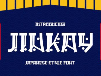 JINKAY Faux Japanese Font Yazı Tipi