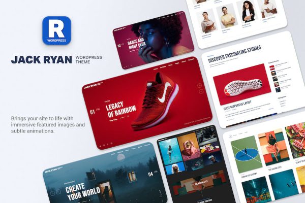 Jack Ryan - Creative Portfolio WordPress Teması