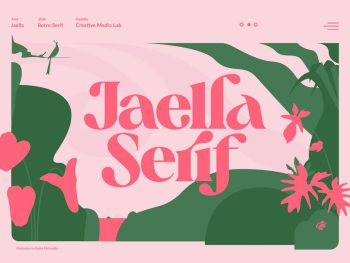 Jaella - Decorative Retro Serif font Yazı Tipi