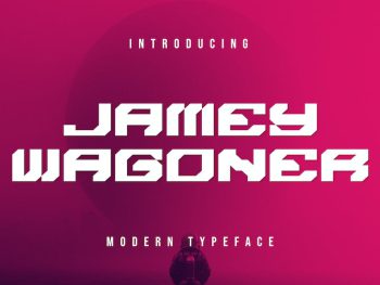 Jamey Wagoner Modern Font Yazı Tipi