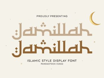 Jamillah - Arabic Typeface Yazı Tipi