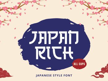 Japan Rich - Japanese Font Yazı Tipi