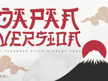 Japan Version | A Japanese Style Font Yazı Tipi
