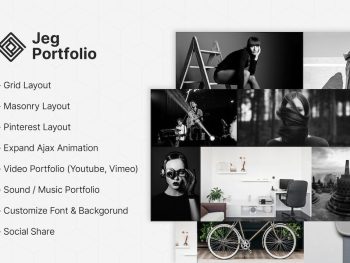 Jeg Portfolio - Portfolio & Gallery Plugin WordPress Eklentisi