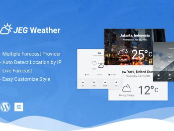 Jeg Weather Forecast Addon WordPress Plugin WordPress Eklentisi