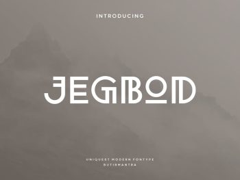 Jegbod - Scandinavian Font Yazı Tipi