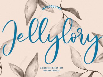 Jellylory Script Font Yazı Tipi