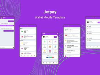 Jetpay - Wallet Mobile Template Yazı Tipi