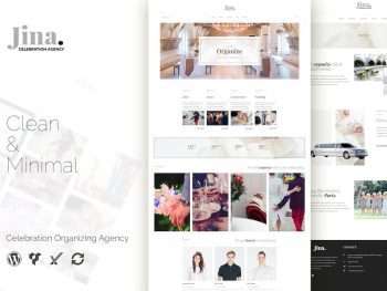 Jina - Celebration Agency WordPress Teması