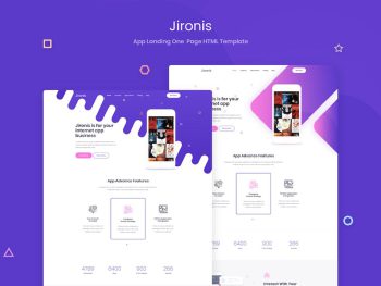 Jironis - App Landing One Page HTML Template Yazı Tipi