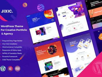 Jixic - Portfolio & Agency WordPress Teması