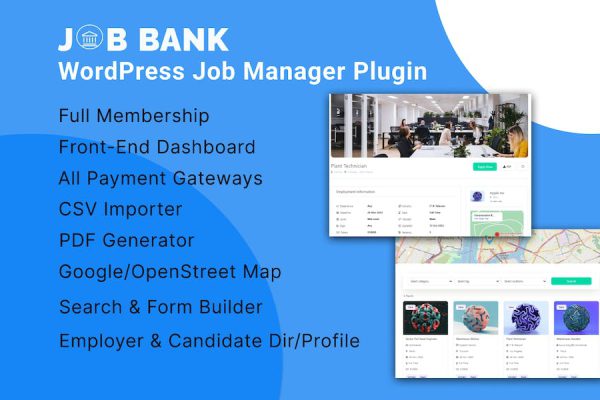 JobBank - WordPress Job manager plugin WordPress Eklentisi