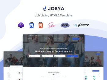 Jobya - Job Listing HTML5 Template Yazı Tipi