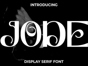 Jode - Display Serif Font Yazı Tipi