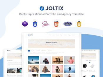 Joltix - Minimal Portfolio & Agency Template Yazı Tipi