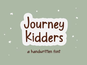 Journey Kidders Child Display Font Yazı Tipi