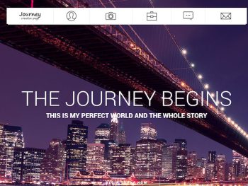 Journey - One Page Photographer Template Yazı Tipi