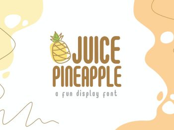 Juice Pineapple Yazı Tipi