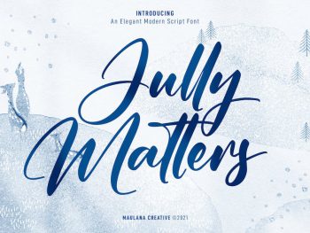 Jully Matters Script Font Yazı Tipi