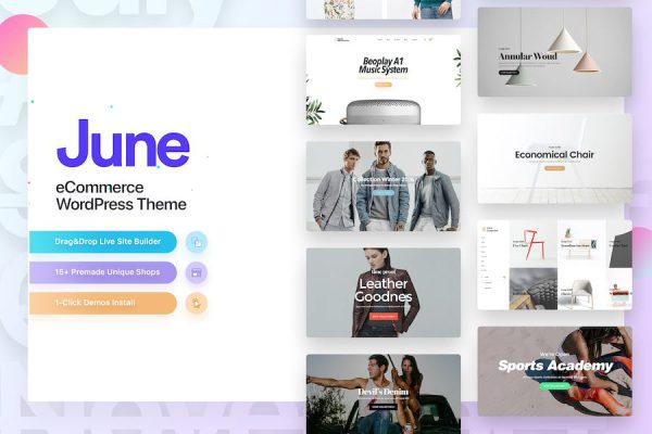 June - Fashion WooCommerce WordPress Teması