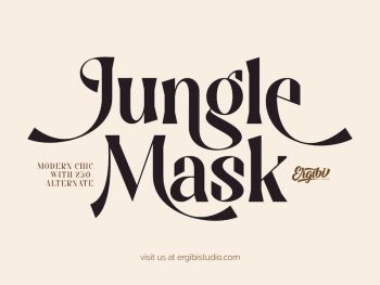 Jungle Mask Yazı Tipi