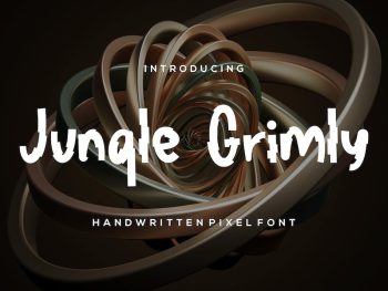 JungleCrimly font Yazı Tipi