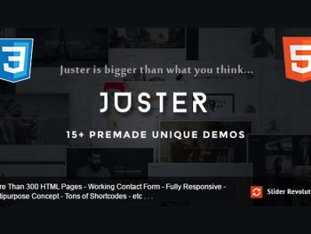 Juster - Multi-Concept HTML Theme Yazı Tipi