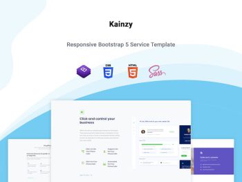 Kainzy - Service Section Template Yazı Tipi