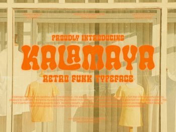 Kalamaya Retro Funk Business Font Yazı Tipi