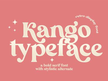 Kango Retro Font Yazı Tipi