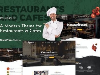 Kasuari - Restaurants and Cafes WordPress Teması